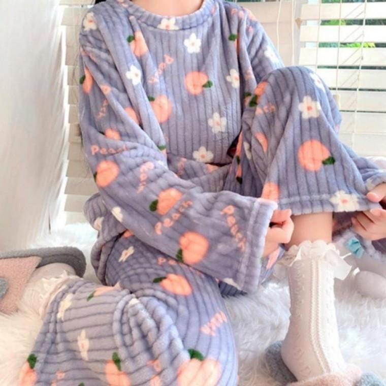 기모 내복 상하의 홈웨어 세트 잠옷 캐릭터 수면 겨울 여름 반바지 모달 캡내장 잠옷 여자 라운지웨어