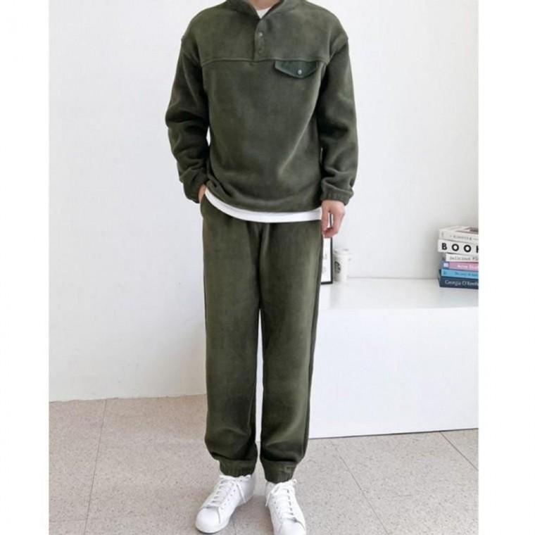 소프트 남자 후리스 셋업 데일리 기모 트레이닝 세트 셋업 후리스 남성 복 여자 츄리닝 세트 트레이닝