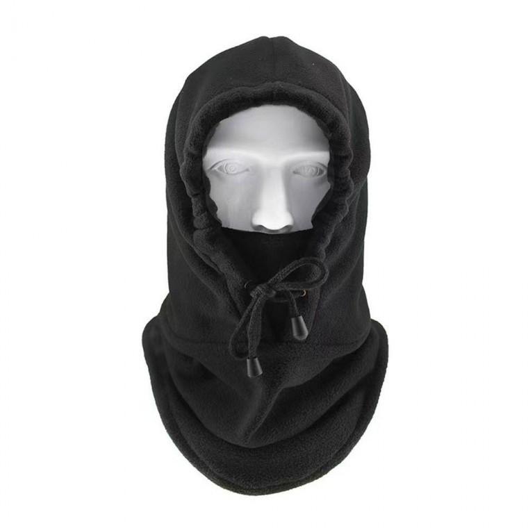 EA 기모 방한넥워머 남성용 겨울용 방한모자 블랙