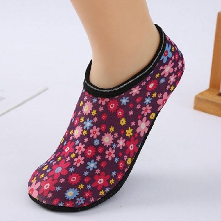 꽃무늬 할머니 미니멀 덧신 기모 1P 요술 버선 부모님 겨울