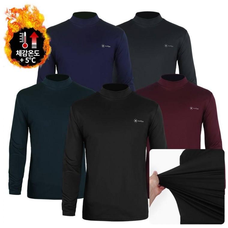 티셔츠 약기모 반목 사방스판 기능성