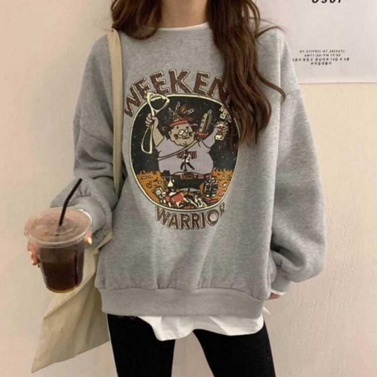 그래픽 기모 박시핏 스셔츠 박시핏스셔츠 레이스블라우스 브랜드