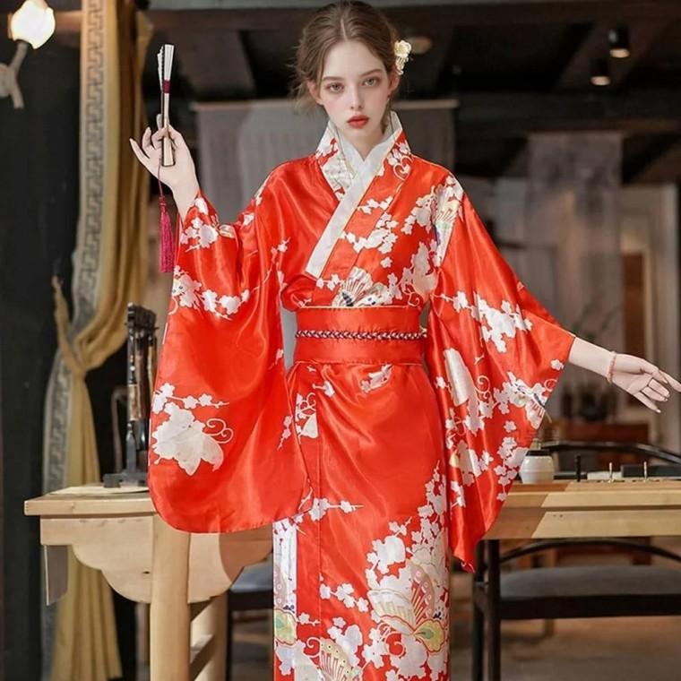 클래식 학생복 기모노 교복 플라워 (3color)