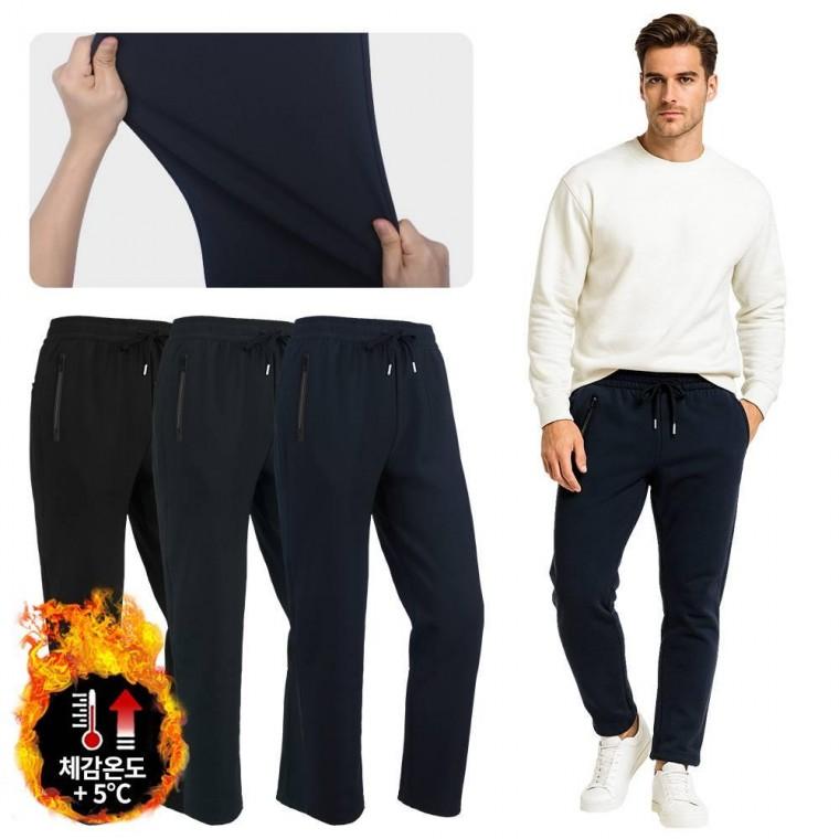 밴딩바지 스트레치 일자 웜 기모 소프트