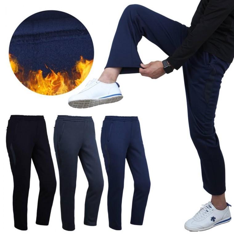 바지 라인배색 기모 포근한 밴딩