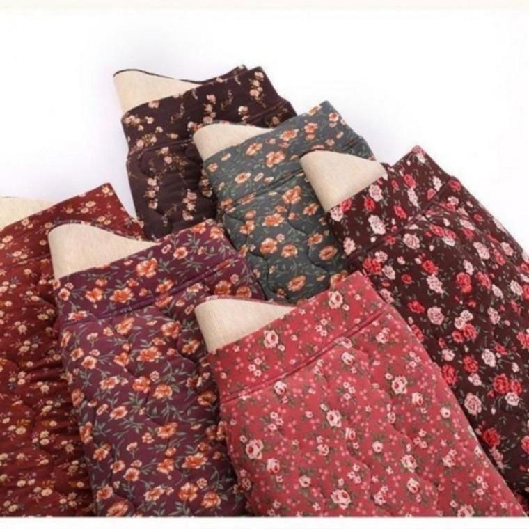 겨울 여성 누빔바지 기모 보온바지 바지 면 보온 촌캉스 바지 방한팬츠 따뜻한바지 보온바지 팬츠