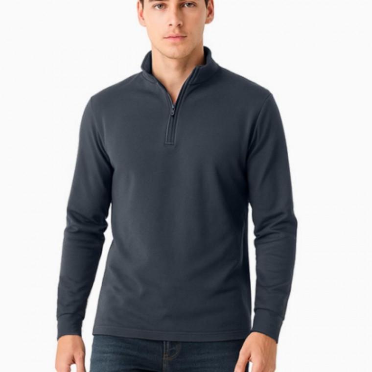 WP 기모 긴팔 소프트 이너 남성 등산 티셔츠 겨울 집업 작업복