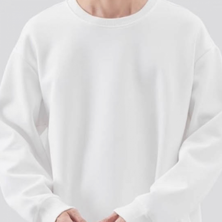 넉넉한 기모 맨투맨 무지 남성 베이직 긴팔티