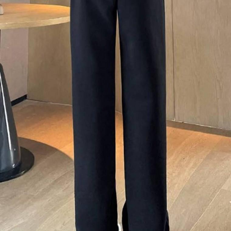 고무줄 베이직 여성 기모 팬츠 바지 윈터 안감