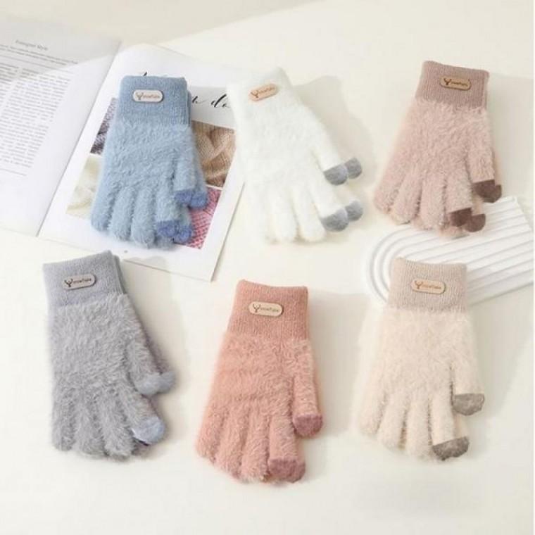 SD-251113 밍크 기모장갑 이중원단 소프트 지셀 방한
