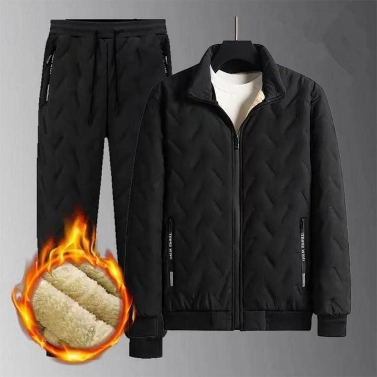 겨울 융털 패딩 안감 기모 바지 자켓 트레이닝 세트