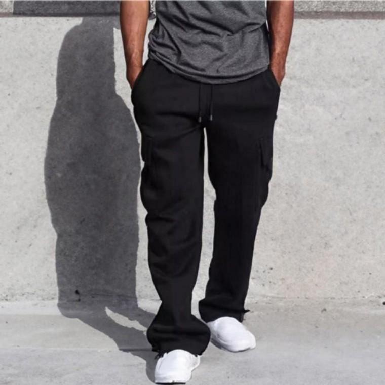 남성 겨울 기모 밴딩 투웨어 카고 팬츠 트레이닝 바지 스 츄리닝 조거 홈웨어 여성 팬츠 와이드 바지