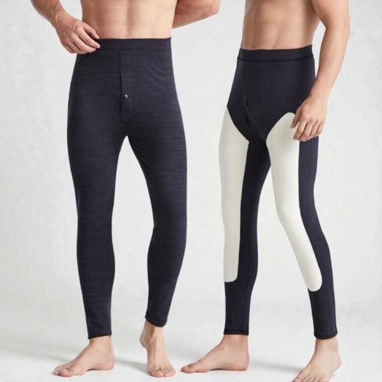 하이웨스트 기모 패치 보온 레깅스 여성 남성 내복하의 타이즈 보온 내복 대 무릎보호 여자 바지 데님