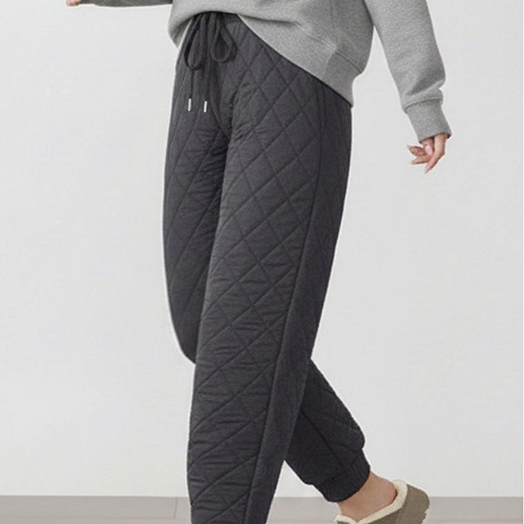 남자 겨울 기모 패딩 조거핏 트레이닝 팬츠