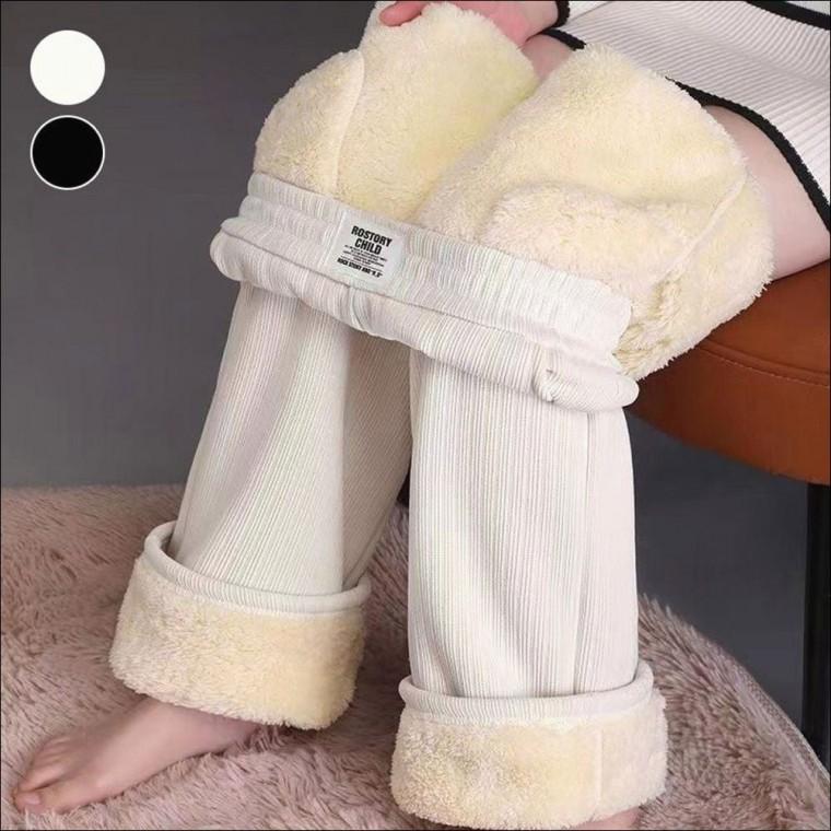 기모팬츠 겨울바지 여자 일자핏 코듀로이 융털안감