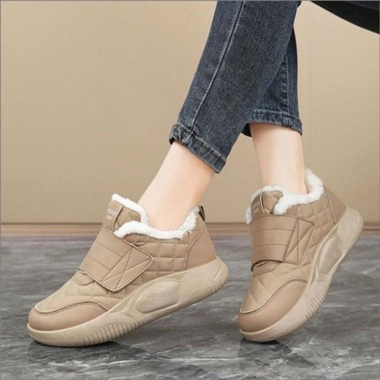 퍼안감 여자 털운동화 부츠 3컬러 겨울 기모 스노우 방한