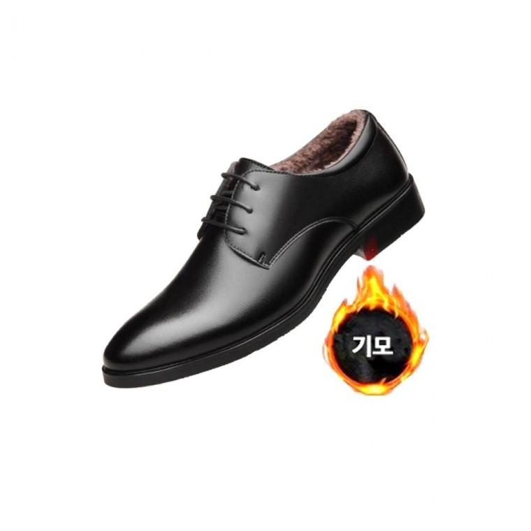 기모 정장구두 내피 겨울 남자 방한구두 티안나는