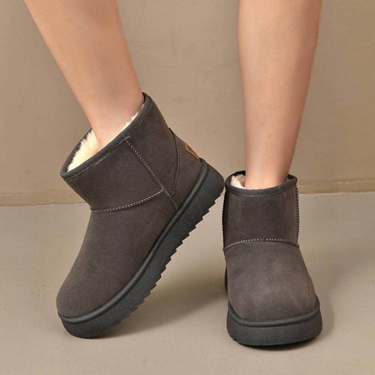 HL] 부츠 기모 여성 베이직 2컬러 빅사이즈 롱부츠