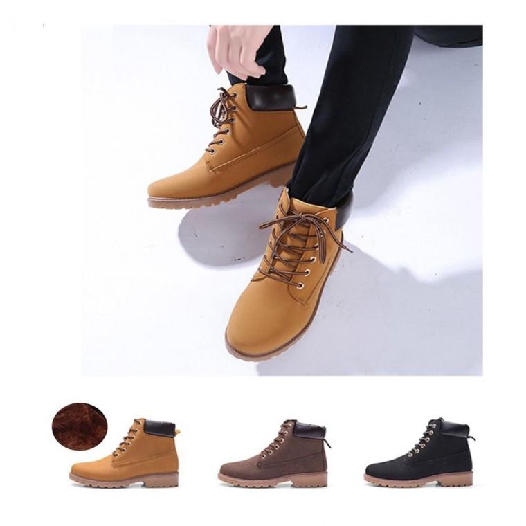 기모안감 겨울 워커 앵클부츠 신발 남자 발목올라오는