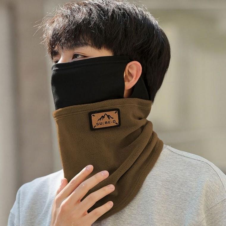 마스크 넥워머 귀고리 겨울 기모 이어홀 방한
