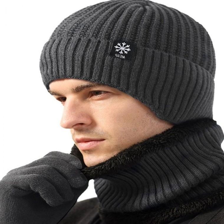 넥워머 방한 겨울 남자 귀달이 융털 세트 기모비니