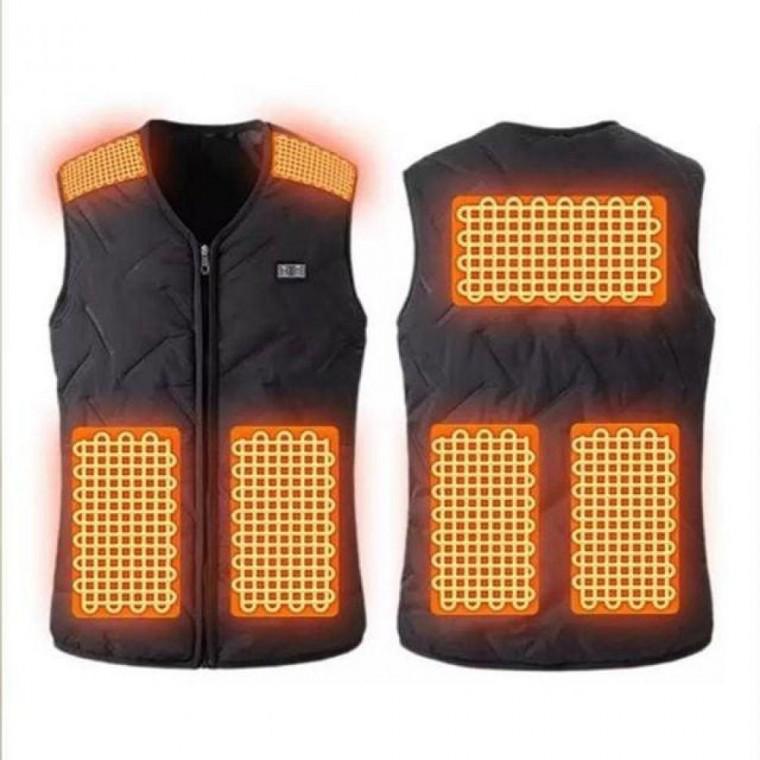 발열 열선 조끼 기모안감 3단조절 7구역