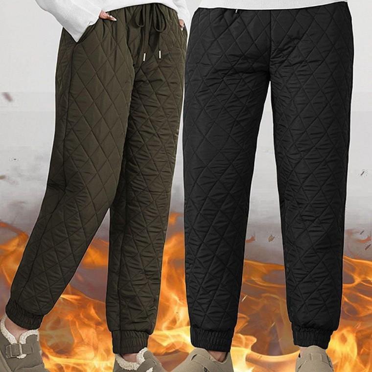 남성 겨울 방한 기모 패딩 조거 팬츠