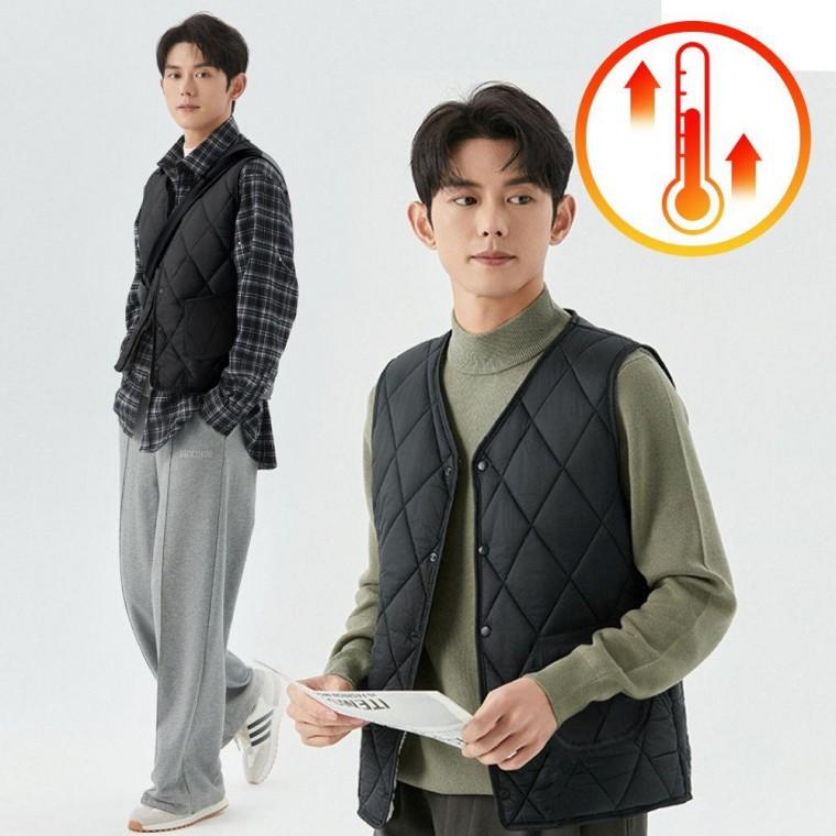 EA 남성 방한 기모 후리스 겨울 조끼 베스트