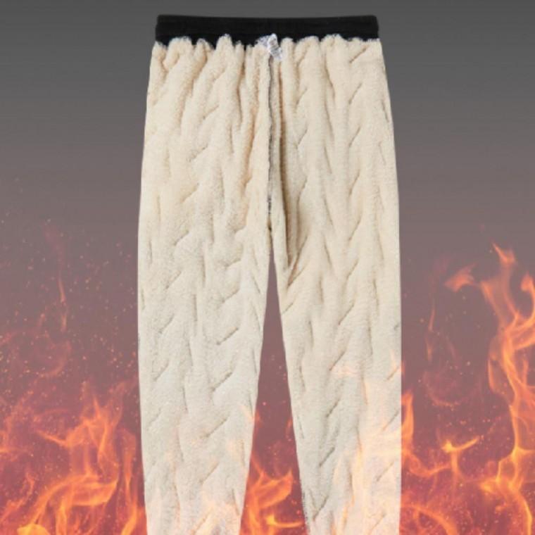 EA 겨울 기모 방한 바지 남성 트레이닝 팬츠 따뜻한 바지