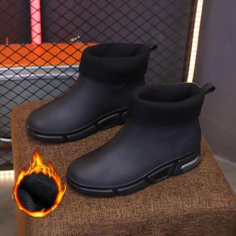 EA 겨울 방한부츠 남성 기모 방수 레인신발