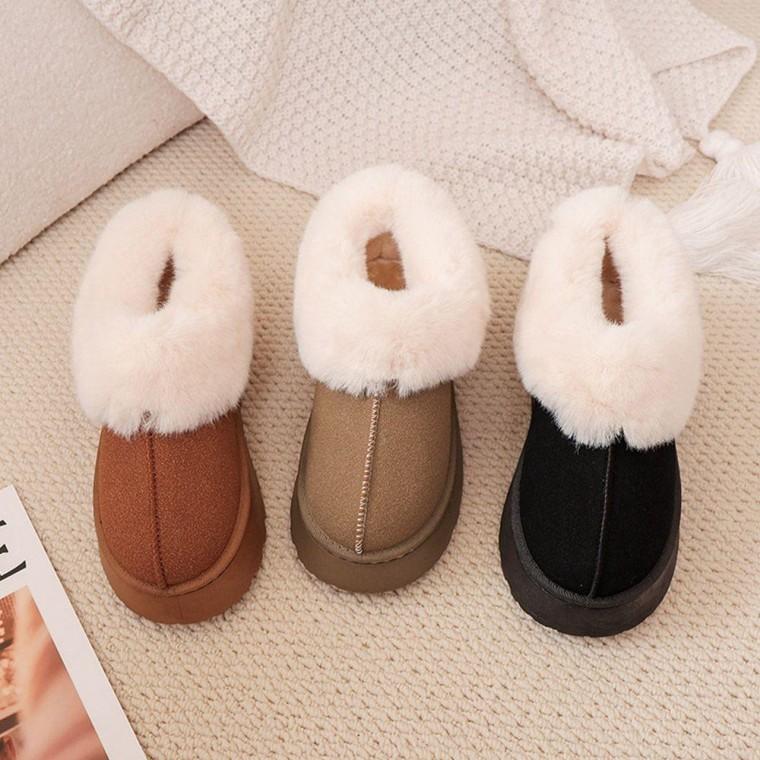 EA 방한 털내장 스노우부츠 발목 기모 겨울용부츠 3컬러