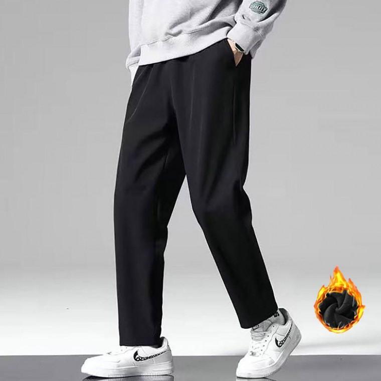 EA 남성 방한 기모 와이드팬츠 겨울 데일리 캐주얼바지