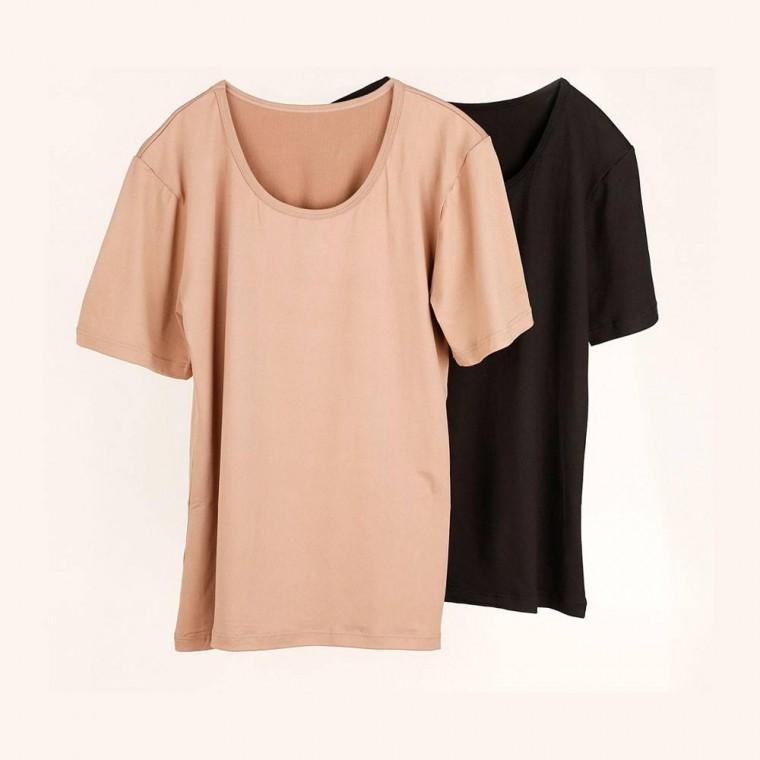 여성 겨울 기모내복 내의 상의