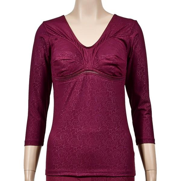 기모 플라워 패턴 브라내의 상의0032ye