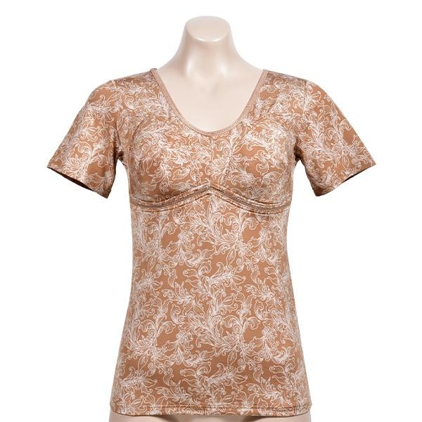 따뜻하고 부드럽게 몸을 감싸주는 여성 패턴 기모 3부 브라런닝0090nj