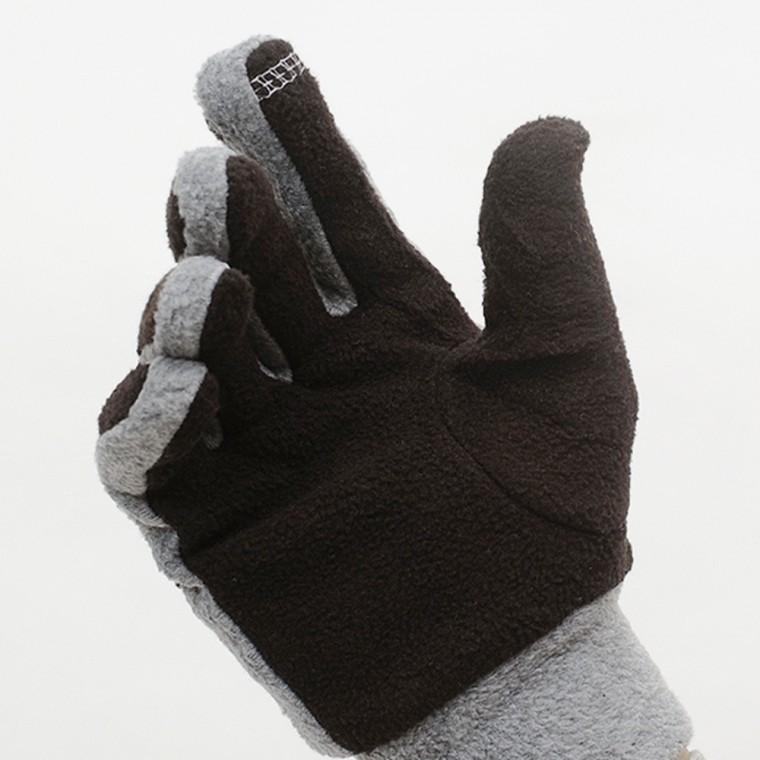 플리스장갑 투톤 기모 겨울 장갑 남자 여자 스포츠 등산 방한 보온 따뜻한 장갑 스마트폰터치 글러브