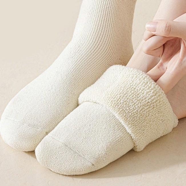 테리 기모양말 겨울양말 중목양말 발목밴딩 쿠션 데일리 양말