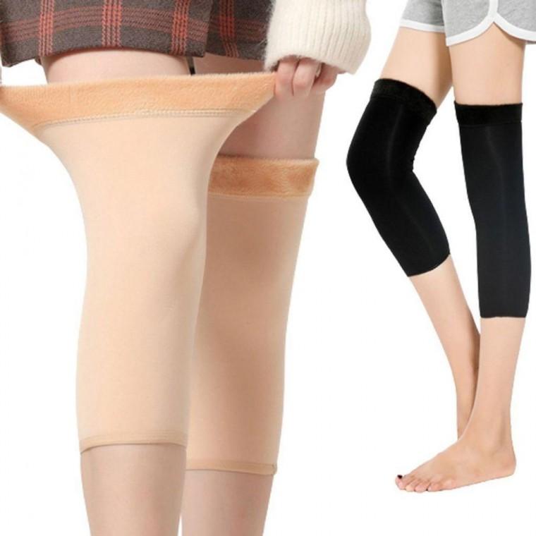 따뜻한 기모 다용도 편한 스판 무릎 보호대 아대