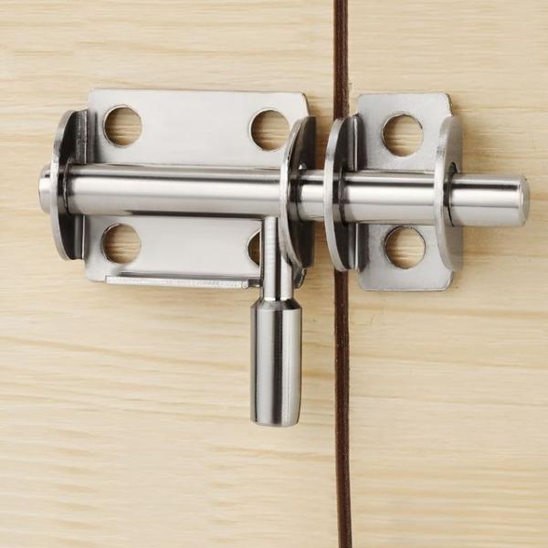 화장실 탈의실 스텐 문잠금장치 화장실문 걸쇠 2P