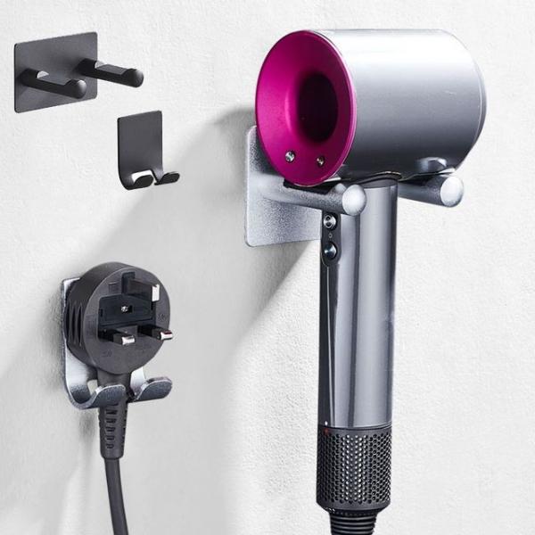 키밍 욕실 알루미늄 드라이기 홀더 2종세트 거치대