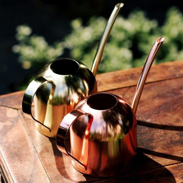 클래식 로즈 골드 프리미엄 미니 화분 물조리개 500ml