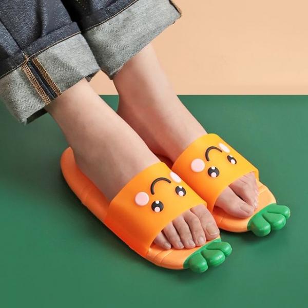 특이한 당근 슬리퍼 2종