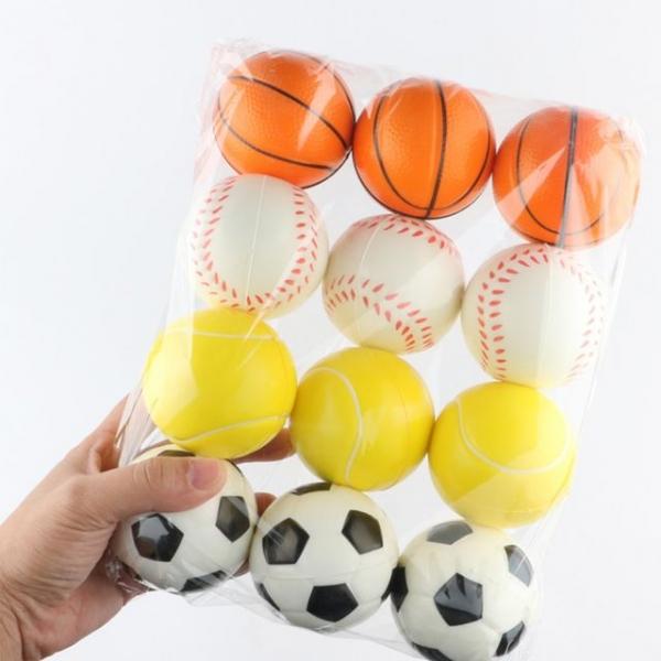(KC인증) 스펀지 미니 스포츠 공 세트 12P DD-11090