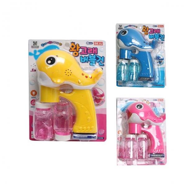 왕고래 버블건 (랜덤) 비누방울놀이 아동 자동 버블총