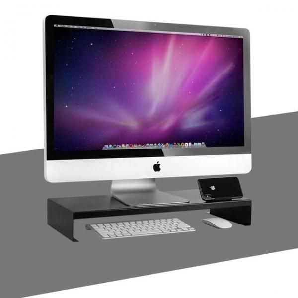 NM 모니터 받침대 메탈 모니터 거치대 선반 (소) 블랙