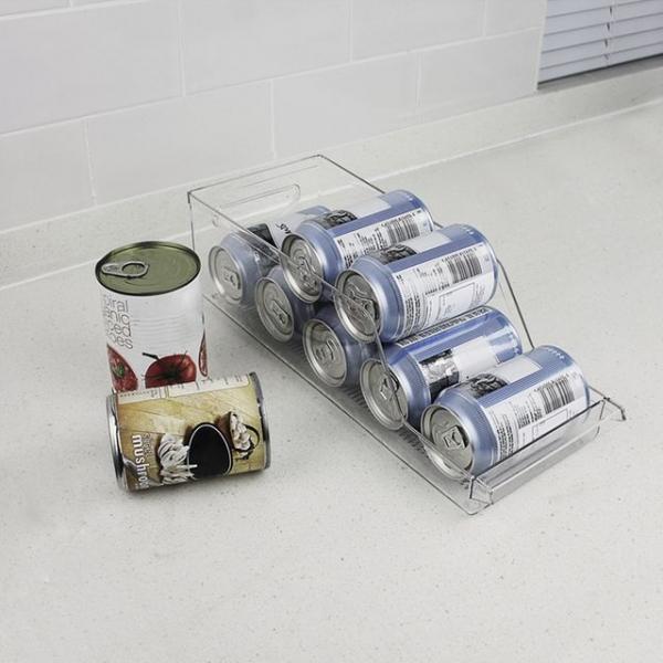 투명 냉장고 맥주캔 우유 다용도 수납함 정리트레이