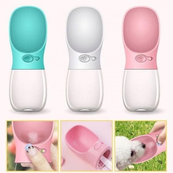 애완용 원터치 물병 350mL 간편사용 휴대용