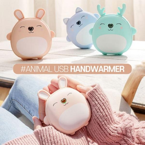 휴대용 충전식 손난로 6000mAh 보조배터리 QW-N008