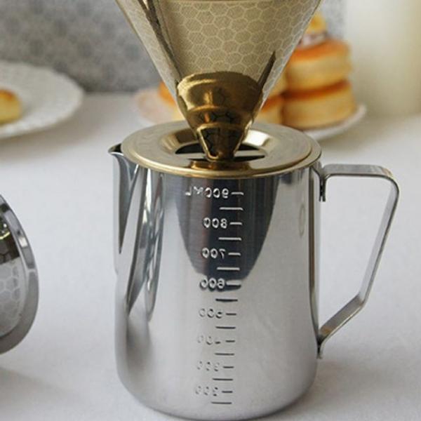 거름종이가 필요없는 로렌조 스텐 필터 겸 드리퍼