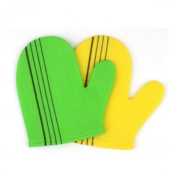 장갑 타올 X2개 엄지 목욕 샤워 때타올 때수건 글로브